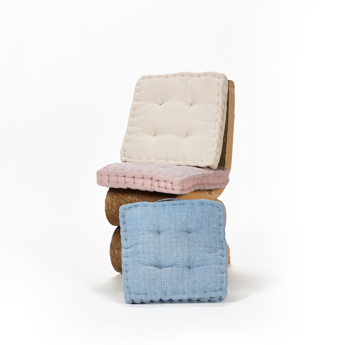 Quilted cushion and throw set