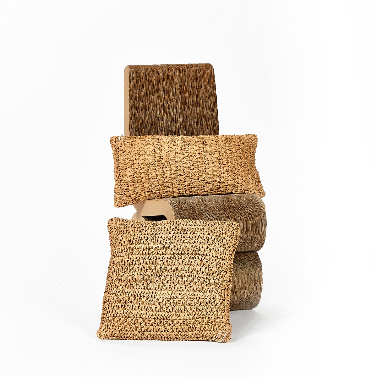Woven storage basket set